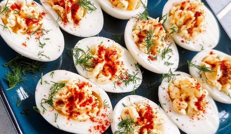 Devilled Eggs As A Centrepiece Starter