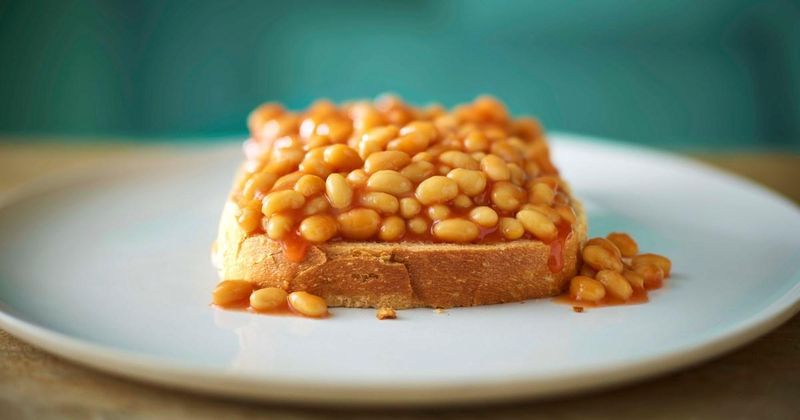Beans On Toast With Melted Cheddar