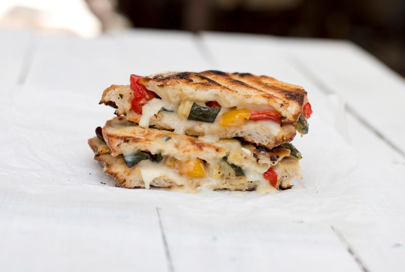 Cheese And Vegetable Toasties