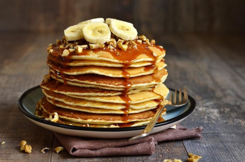 Banana And Honey Pancakes