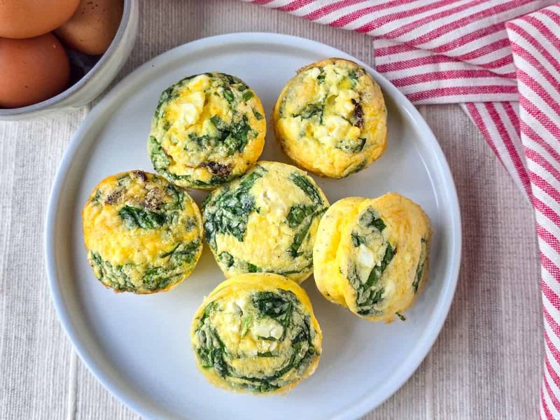 Egg And Spinach Breakfast Muffins