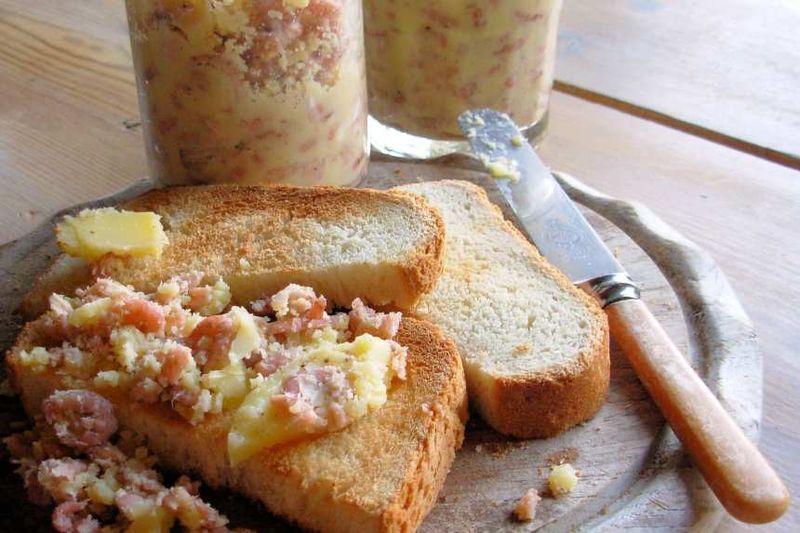 Potted Shrimp On Toast