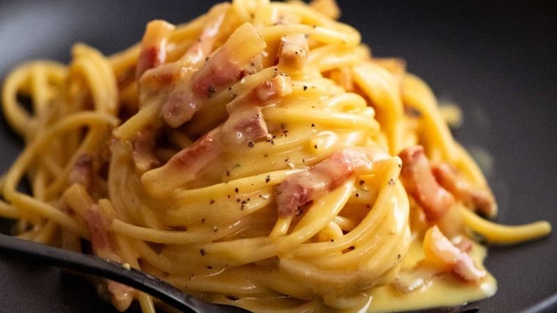 Homemade Spaghetti Carbonara