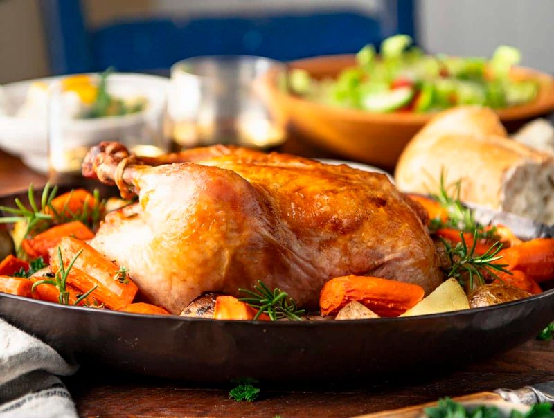 Roast Chicken With Vegetables