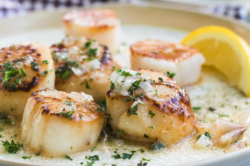 Seared Scallops With Butter Sauce