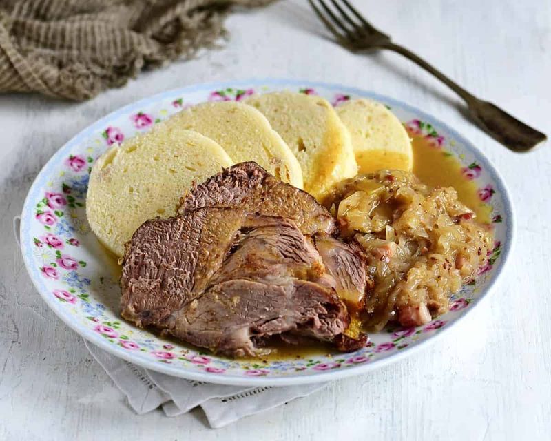 Pork With Sauerkraut And Dumplings (Vepřo Knedlo Zelo)