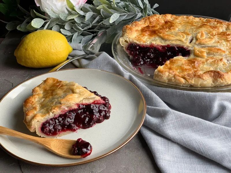 Saskatoon Berry Pie