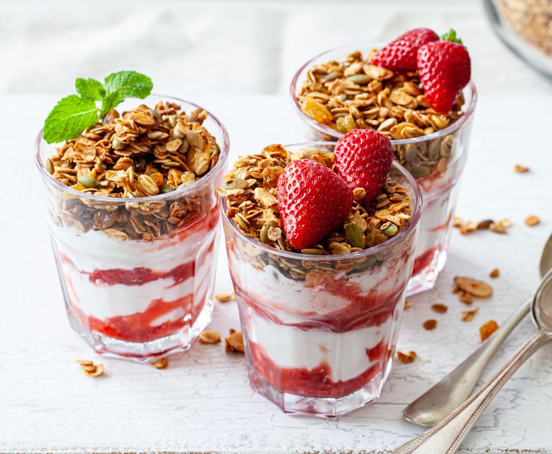 Strawberry And Yoghurt Parfait