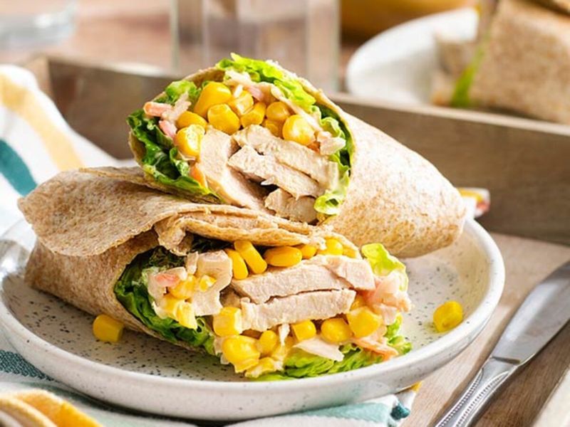 Simple Chicken Wraps