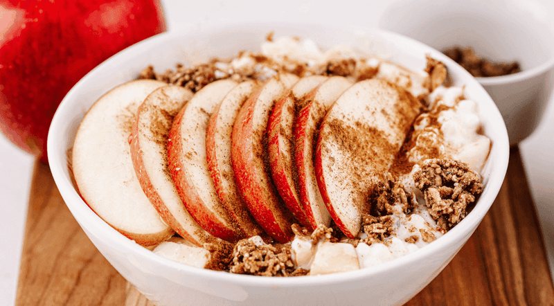 Cottage Cheese Bowl With Nuts And Fruit
