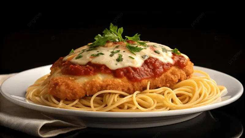 Chicken Parmesan With Pasta