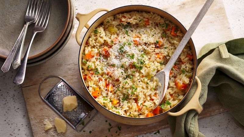 Vegetable Risotto With Parmesan
