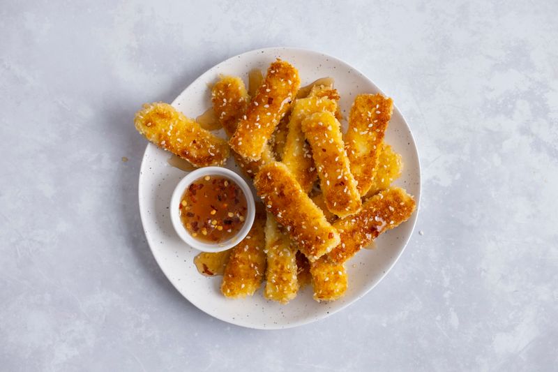 Effortless Air Fryer Halloumi Fries