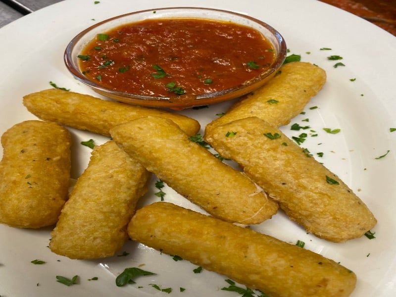 Deep-Fried Mozzarella Sticks