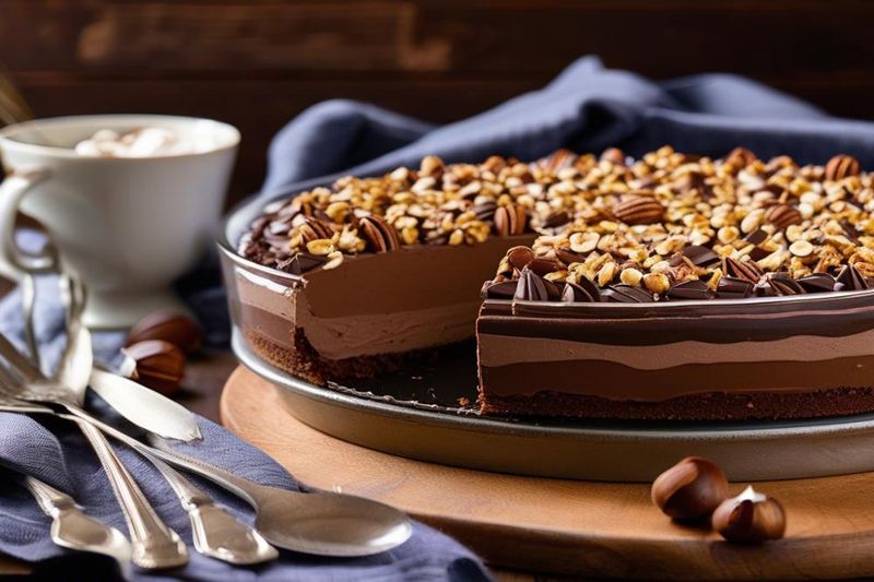 Chocolate And Hazelnut Mousse Cake