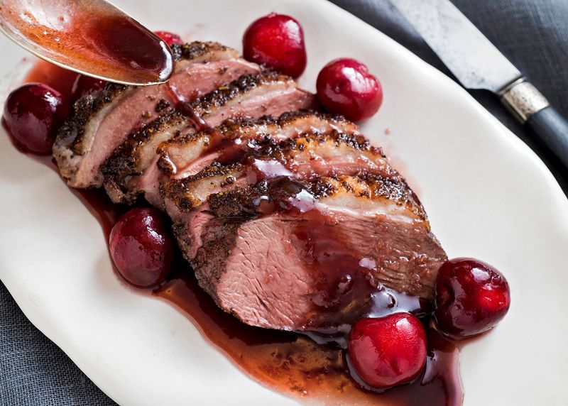 Duck Breast With Cherry