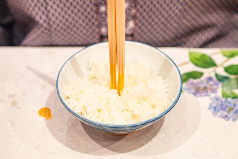 Not Sticking Chopsticks Upright In Rice
