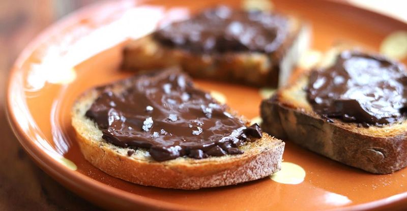 Chocolate Spread On Toast