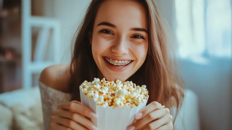Extra-Crunchy Foods That Get Stuck In Teeth