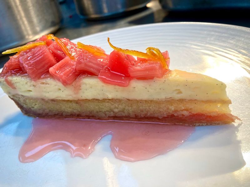 Rhubarb And Custard Tart