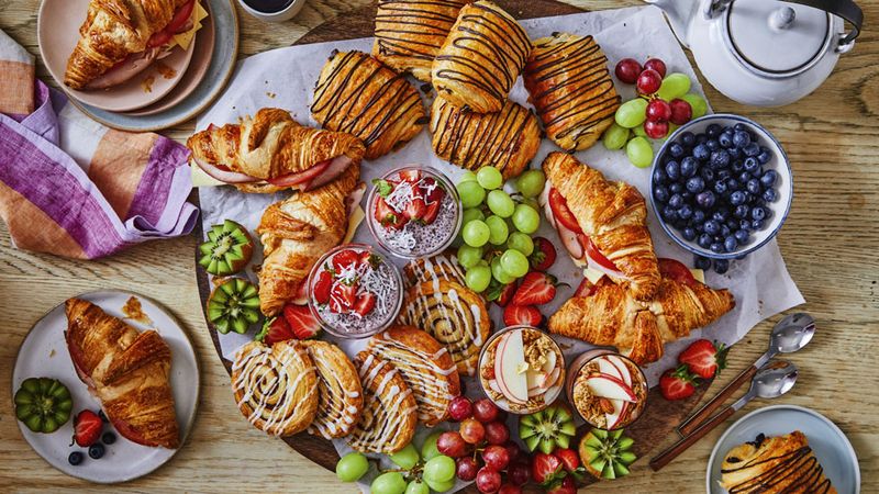 Fresh Fruit And Pastry Plate