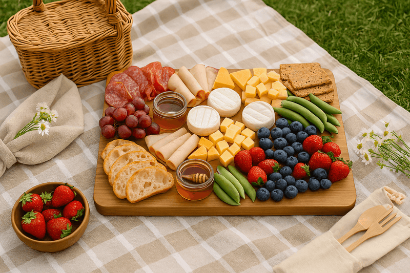 Cheese And Crackers Selection