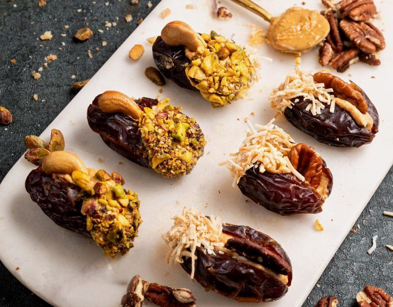 Medjool Dates Stuffed With Nut Butter