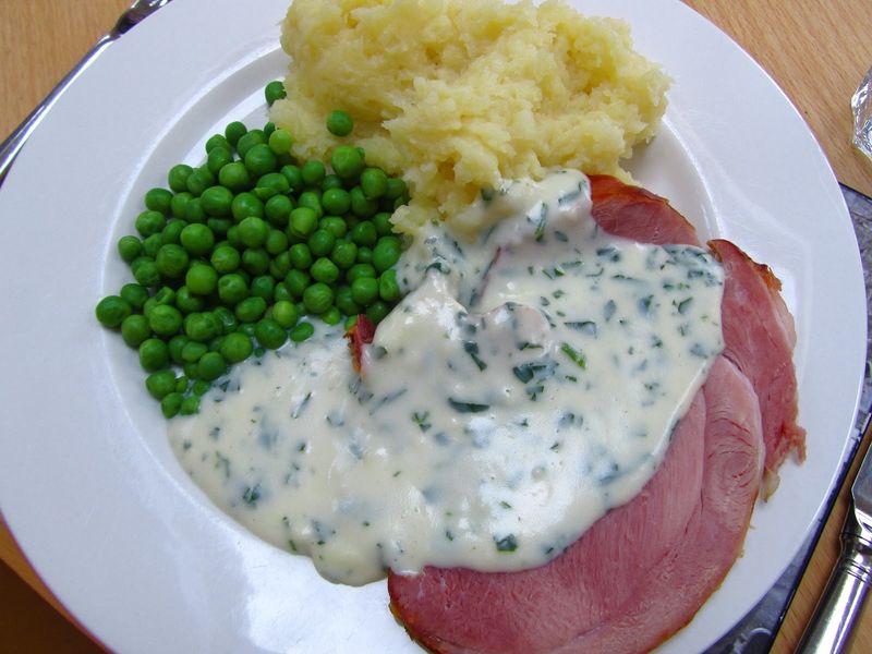 Boiled Ham With Parsley Sauce
