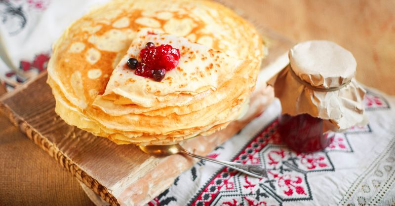 Jam Filled Pancakes