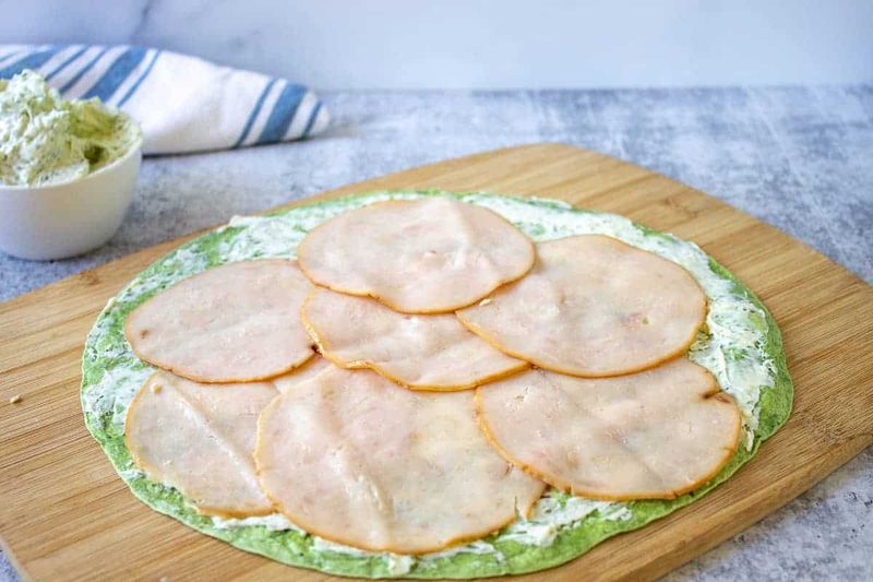 Turkey And Light Cream Cheese Lettuce Wraps