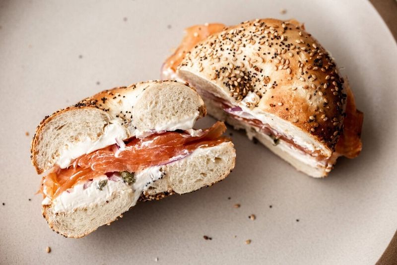 Bagels With Cream Cheese And Lox