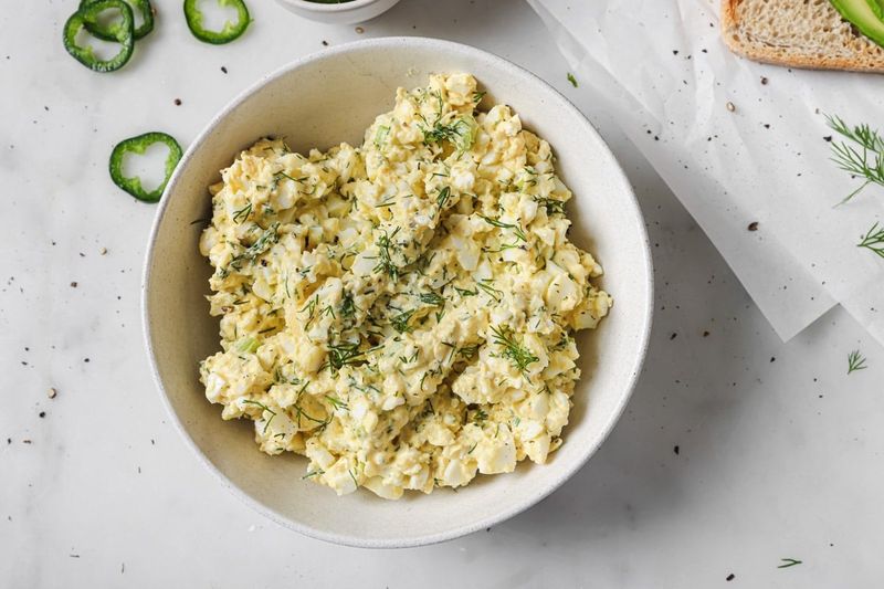 Egg White And Cottage Cheese Salad