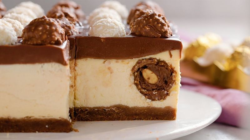 Ferrero Rocher Cheesecake