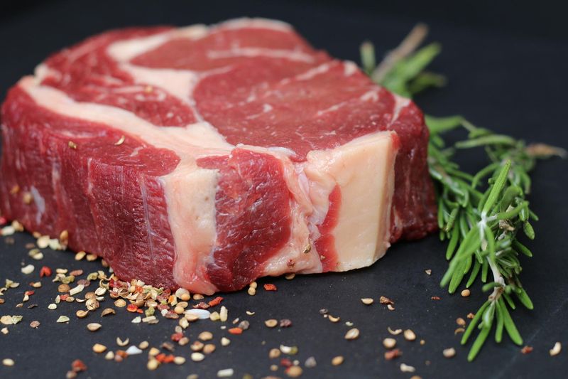 Large Portions Of Red Meat