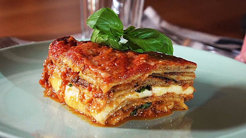 Aubergine Parmigiana