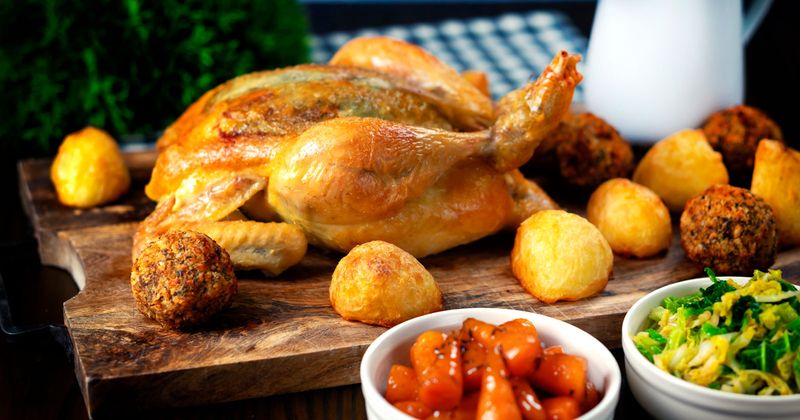 Roast Chicken With Trimmings