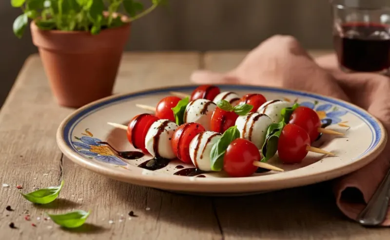 Mini Caprese Skewers