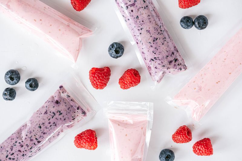 Sweetened Yoghurt Tubes
