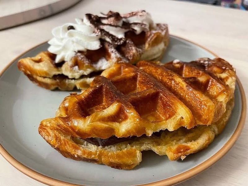 Croffle (Croissant Waffle)
