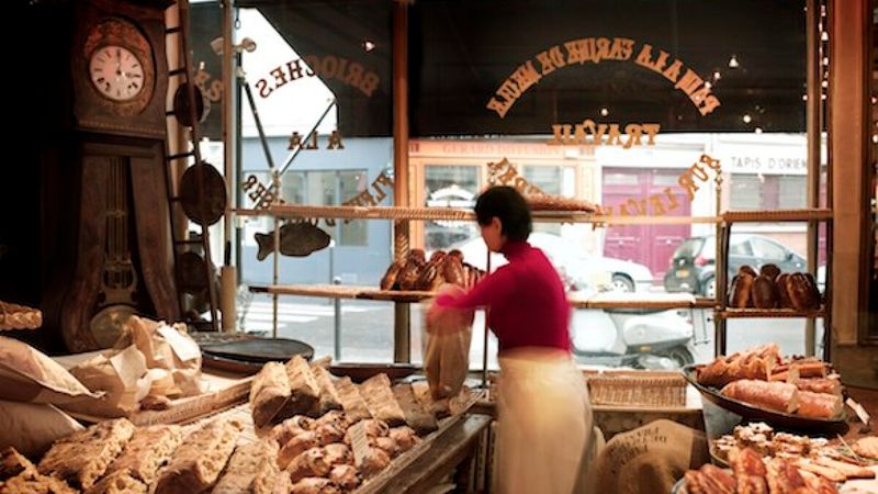 French Daily Bakery Shopping Tradition