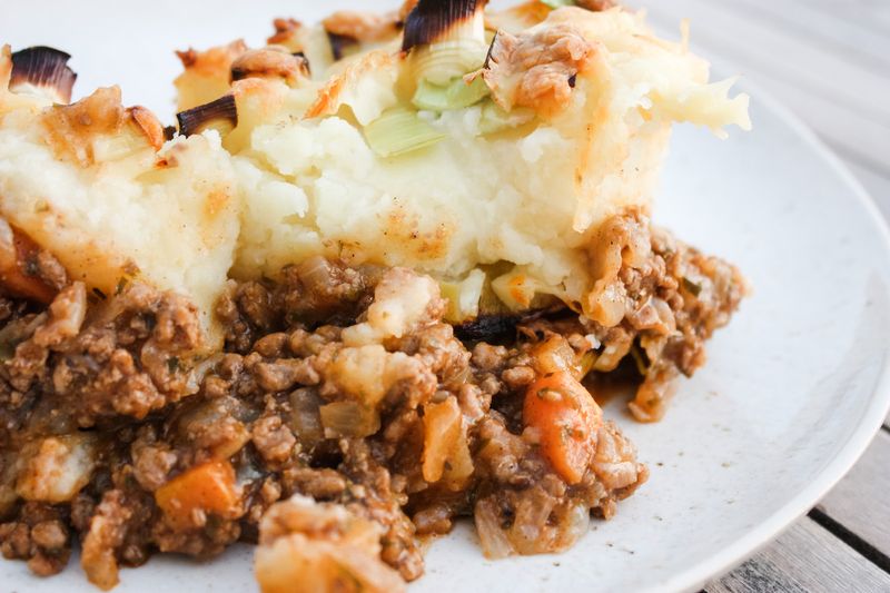 Shepherd's Pie With Carrots And Leeks