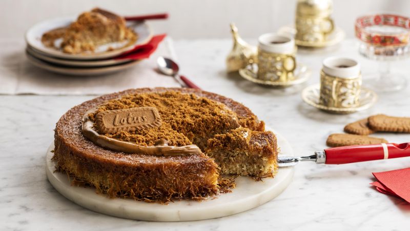 Lotus Biscoff Kunafa