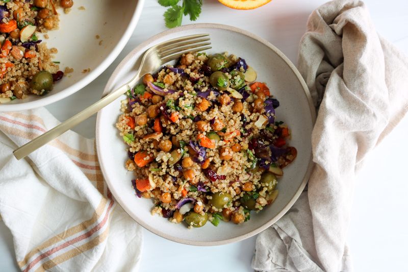 Quinoa Salad With Avocado And Roasted Vegetables