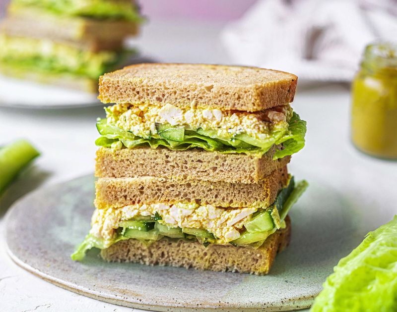 Office Sandwiches With Minimal Filling