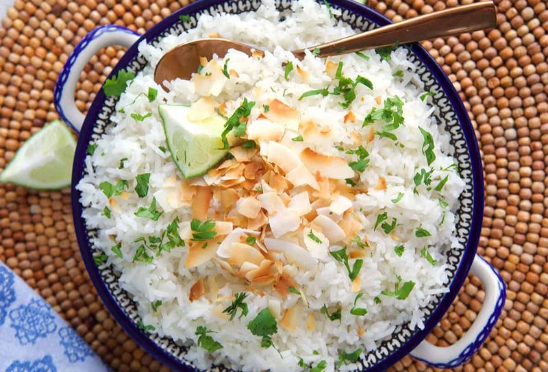 Adding Coconut Milk To Rice And Grain Dishes
