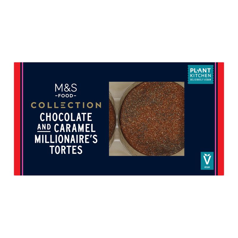 M&S Plant Kitchen Collection Chocolate and Caramel Millionaires Torte