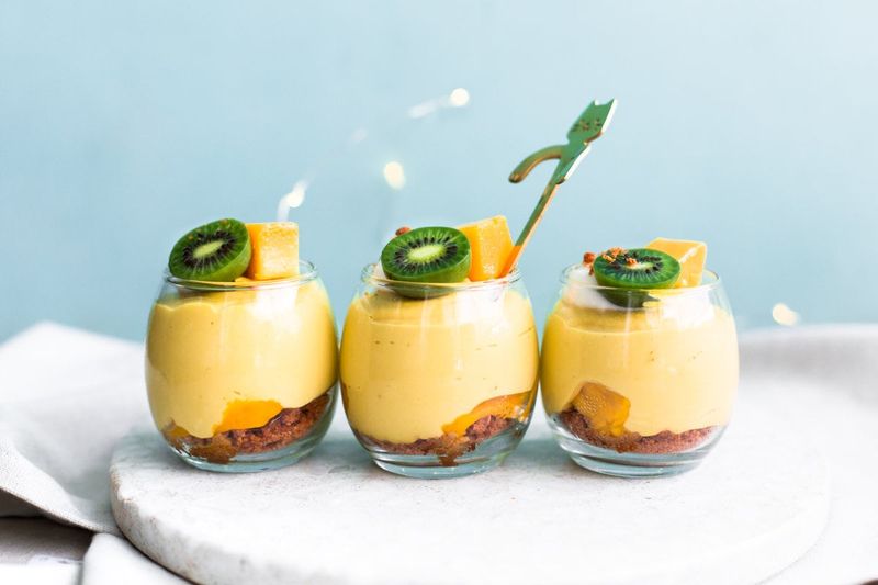 Mango Cheesecake Cups