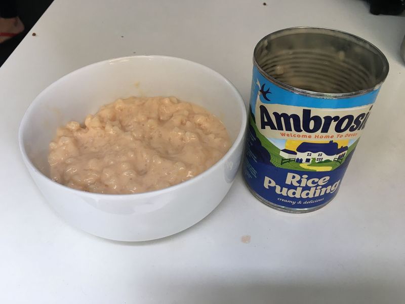 Tinned Rice Pudding