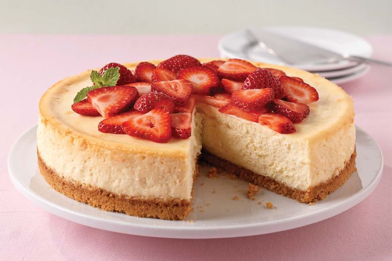 Cheesecake With Fruit Topping