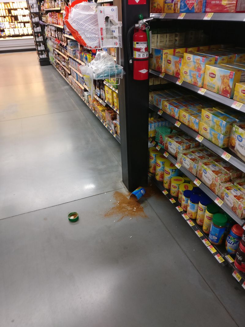 Ignoring Food Spills